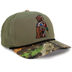 Chocolate Lab Camo Duck Hunting Trucker Hat | Clear Water Trading Co.