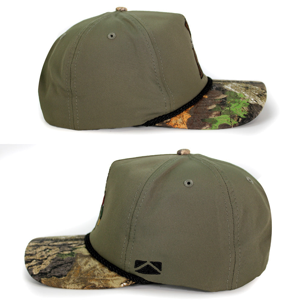 Chocolate Lab Camo Duck Hunting Trucker Hat | Clear Water Trading Co.