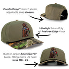 Chocolate Lab Camo Duck Hunting Trucker Hat | Clear Water Trading Co.