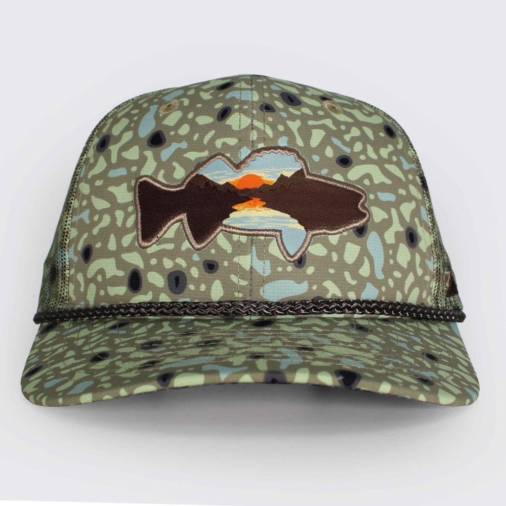 Sunset Walleye Hat 6-Panel | Riverside