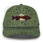 Sunset Salmon Cap - 6-Panel Riverside Design