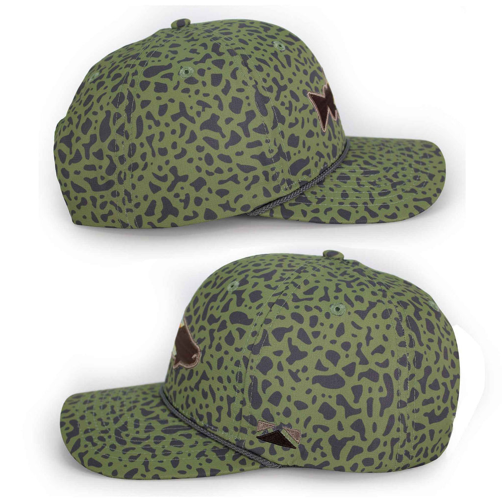 Sunset Salmon Cap - 6-Panel Riverside Design