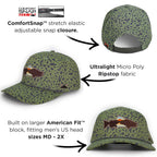 Sunset Salmon Cap - 6-Panel Riverside Design