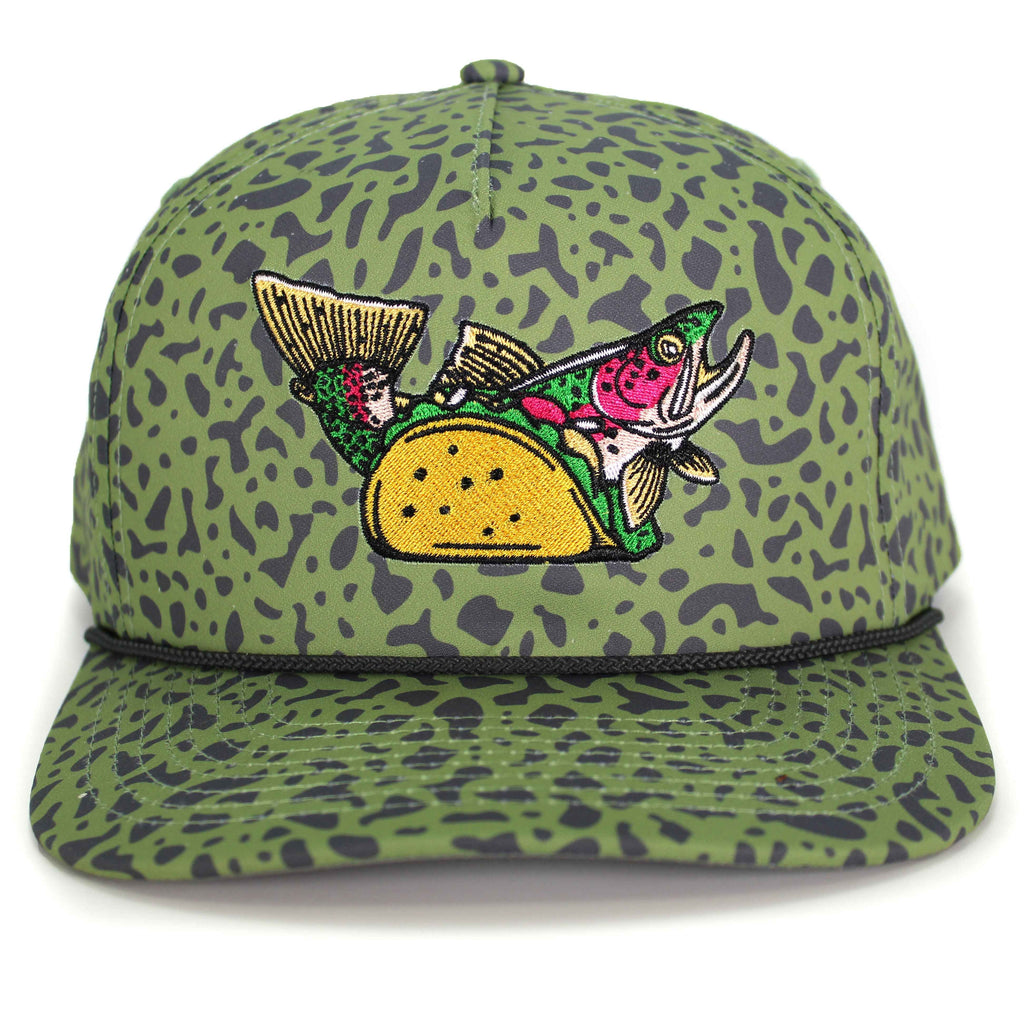 Vintage Fish Tacos Snap-Back 5-Panel Fly Fishing Hat