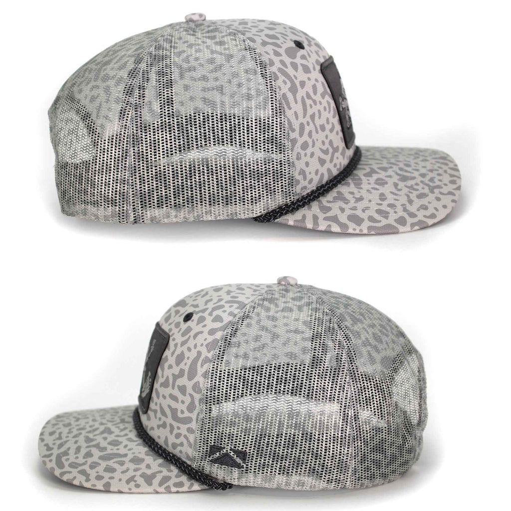 Vintage Bigfoot Bass Squatch Fishing Snap-Back 6-Panel Rope Cap