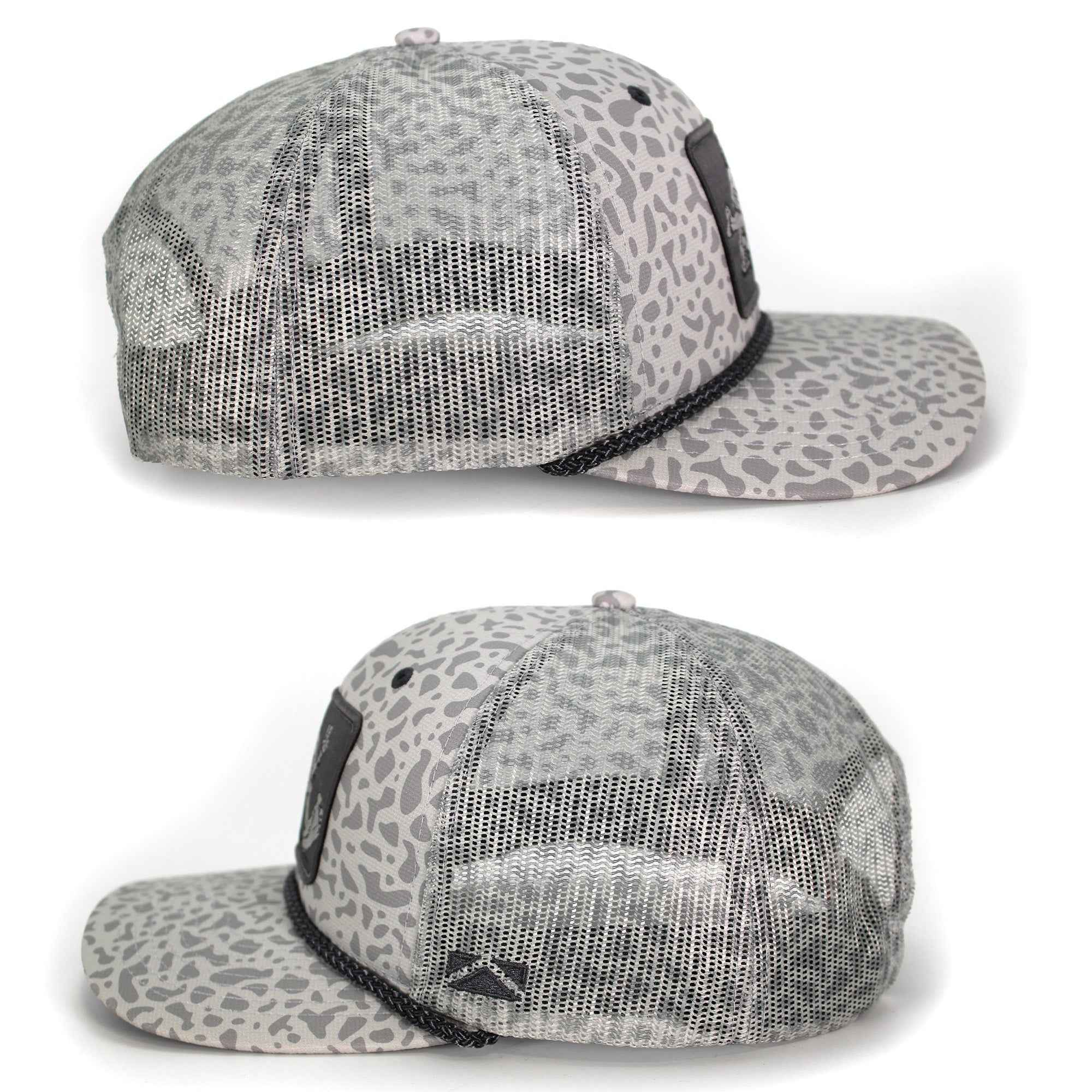 Vintage Bigfoot Bass Squatch Fishing Snap-Back 6-Panel Rope Cap