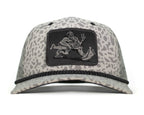 Vintage Bigfoot Bass Squatch Fishing Snap-Back 6-Panel Rope Cap
