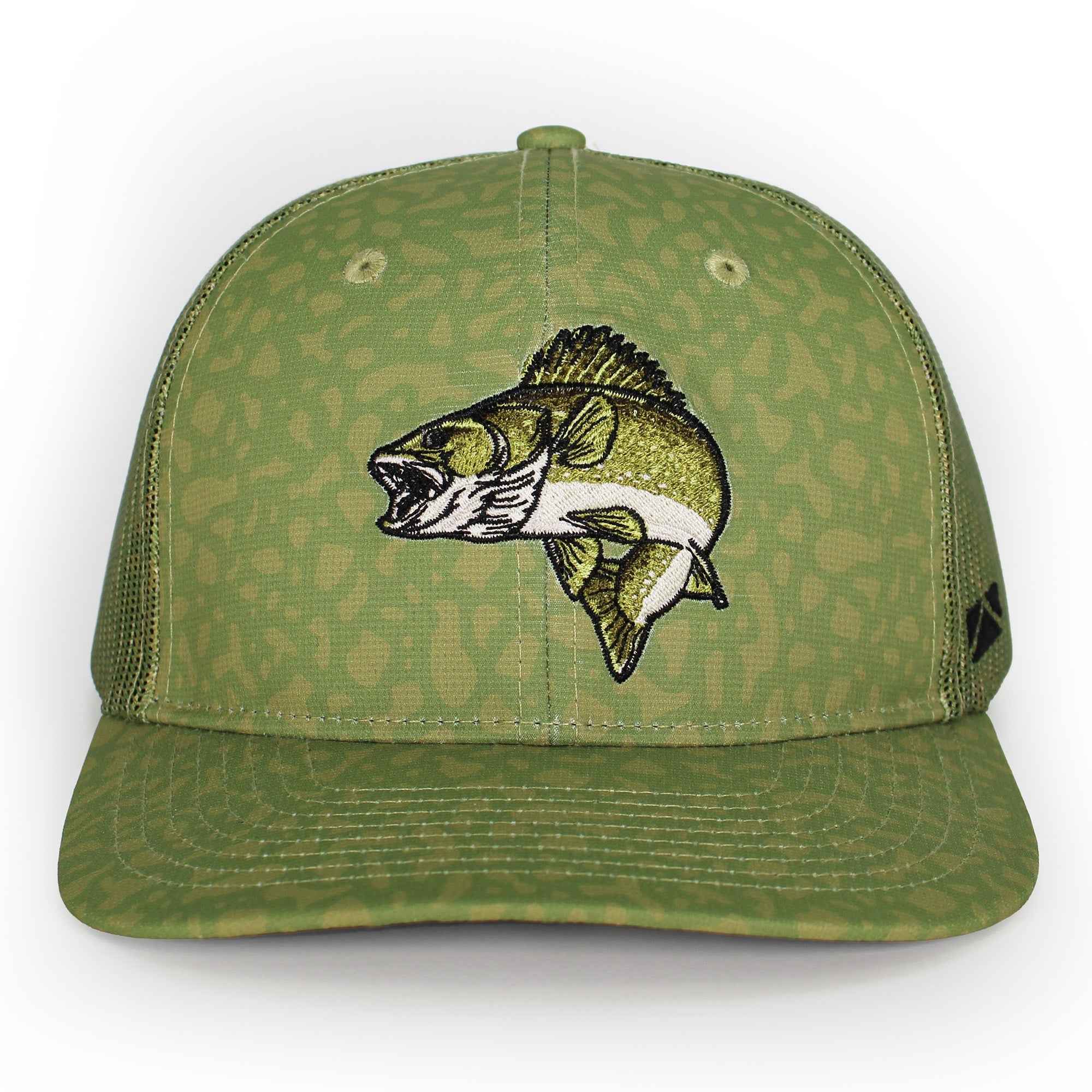 Fighting Walleye Hat - 6-Panel Riverside Design