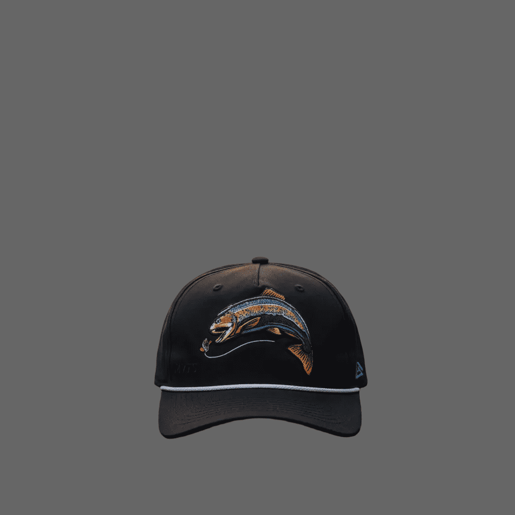 MVFS Brookie 5-Panel Trucker Hat – Brook Trout Embroidery, Rope Hat