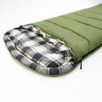 The Deep-Hollow: Thermal Flannel-Lined Expedition Sleeping Bag - Clear Water Trading Co.