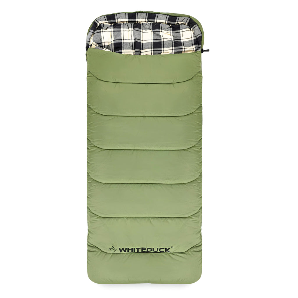 The Deep-Hollow: Thermal Flannel-Lined Expedition Sleeping Bag