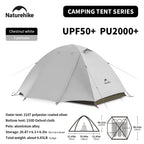 Naturehike UPF50+ 2-3 Person Ultralight Trekking Tent