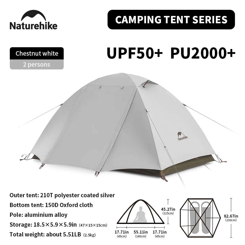 Naturehike UPF50+ 2-3 Person Ultralight Trekking Tent
