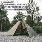 Naturehike Pyramid Tent | Ultralight 3-4 Person Bedroom + Living Area
