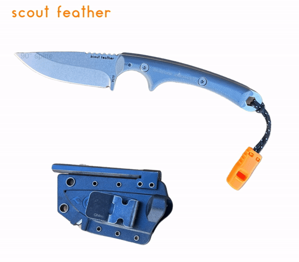 Scout Feather Adventure Survival Knife - Clear Water Trading Co.