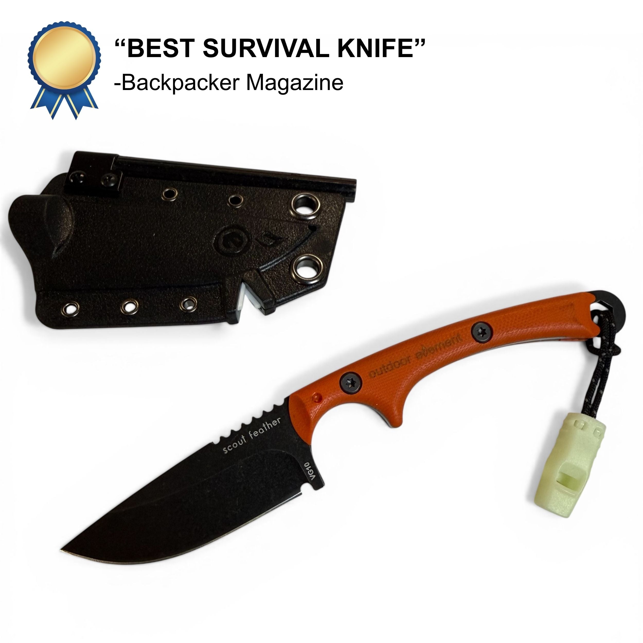 Scout Feather Adventure Survival Knife - Clear Water Trading Co.