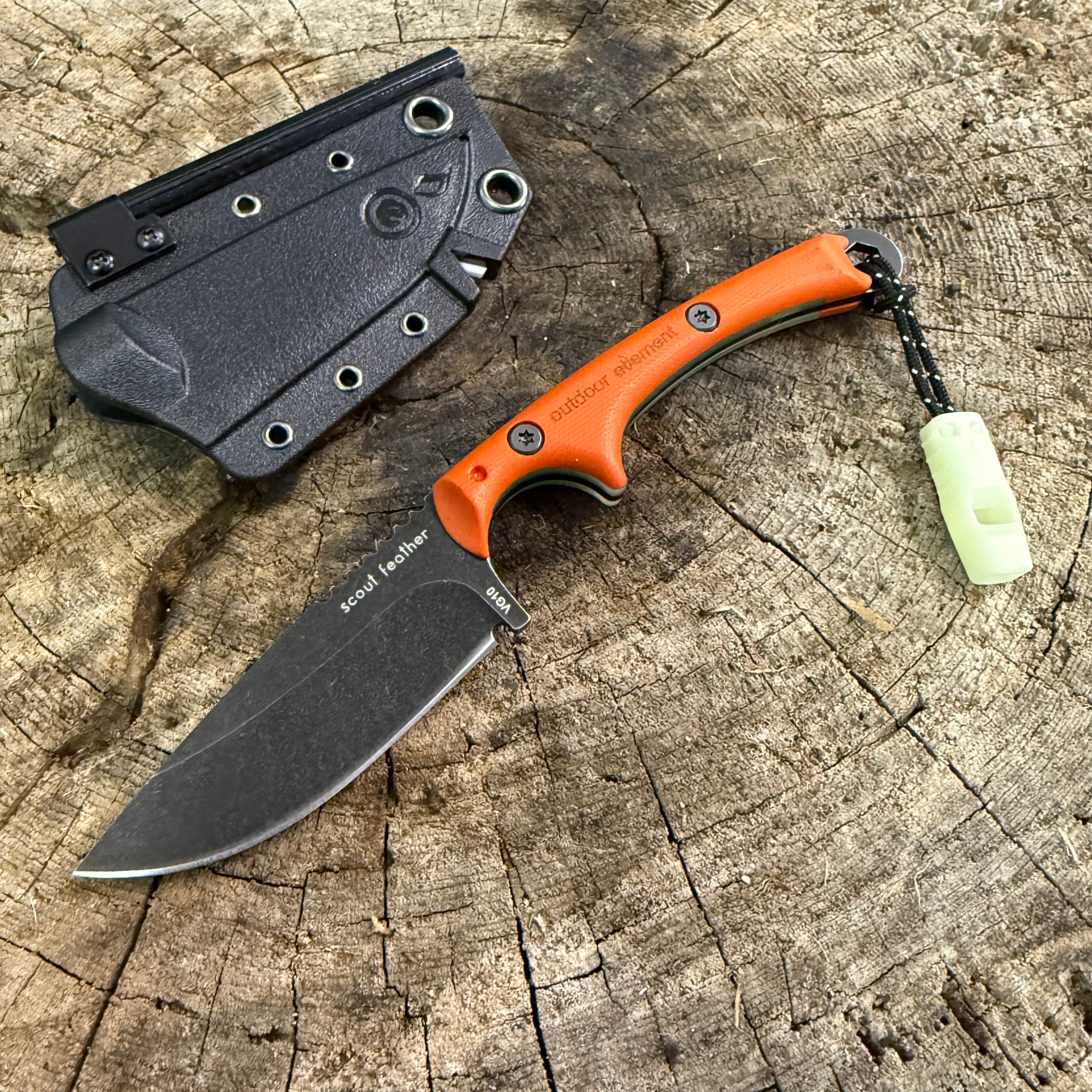 Scout Feather Adventure Survival Knife - Clear Water Trading Co.