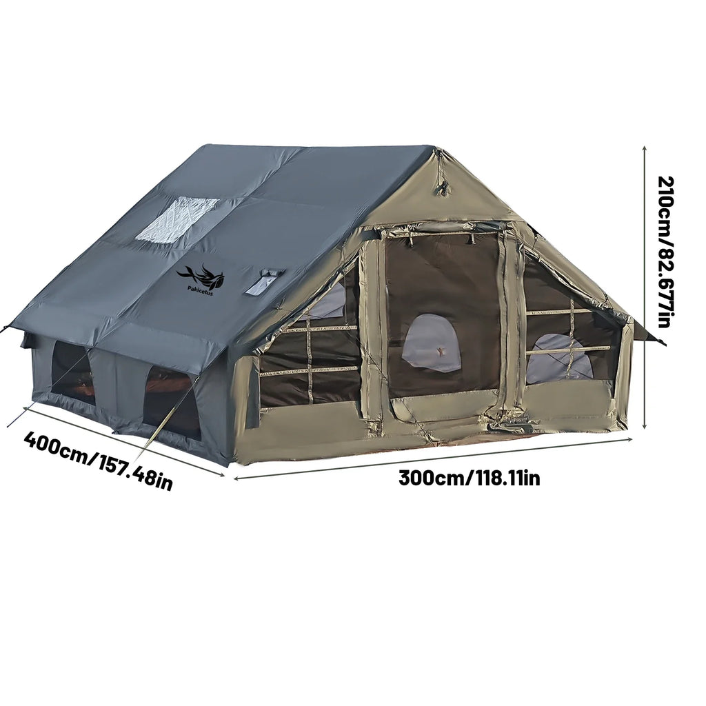 Basecamp Cabin Inflatable Tent | Skylight & All-Season Waterproof