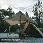 Naturehike Pyramid Tent | Ultralight 3-4 Person Bedroom + Living Area