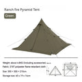 Naturehike Pyramid Tent | Ultralight 3-4 Person Bedroom + Living Area