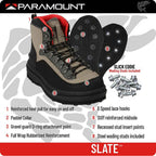 Slate Felt Sole Wading Boots for Fishing