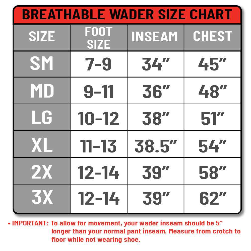 DEEP EDDY Chest Wader for Ultimate Breathability and Comfort