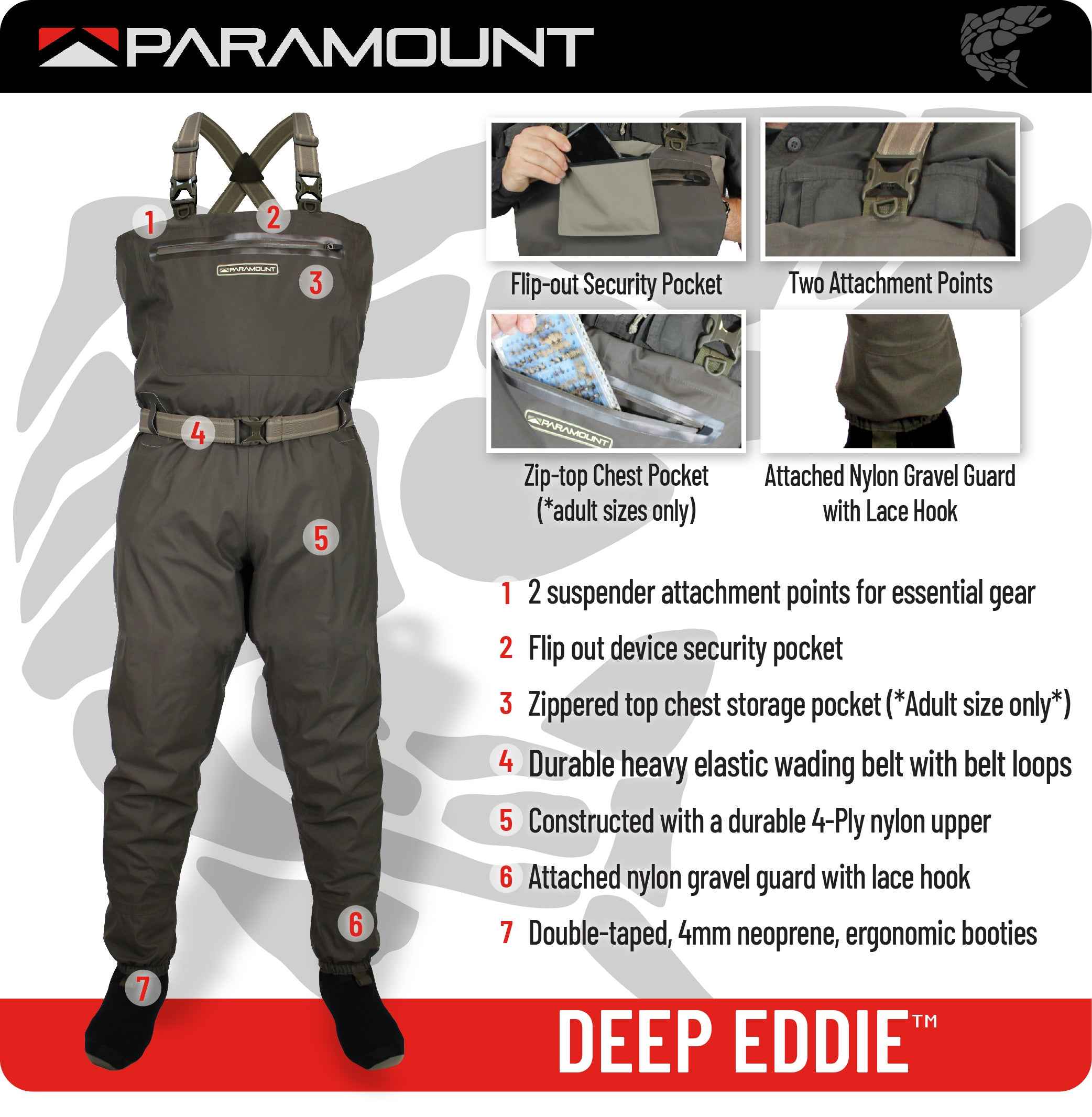 STONEFLY YOUTH Fishing Chest Waders for Kids