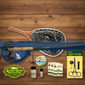 Trout Stalker Complete Fly Fishing Graphite Rod and Performance Reel Combo,Starter Kit 4, 5, 6 wt