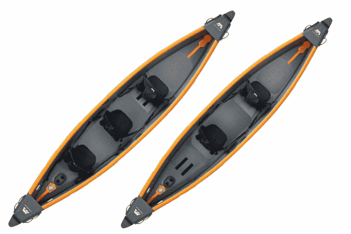 Clear Water Family Wagoneer High-Pressure 3 Person Inflatable Canoe - Clear Water Trading Co.