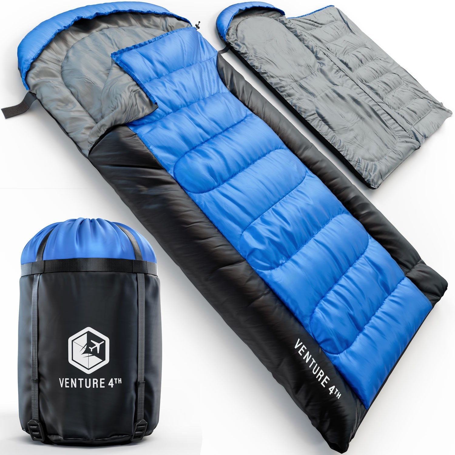 Clear Water Trading Co. — XXL Sleeping Bag for Big & Tall Campers