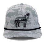 Wolf Howl Cloud Texture Snap-Back 5-Panel Rope Cap