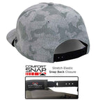 Wolf Howl Cloud Texture Snap-Back 5-Panel Rope Cap