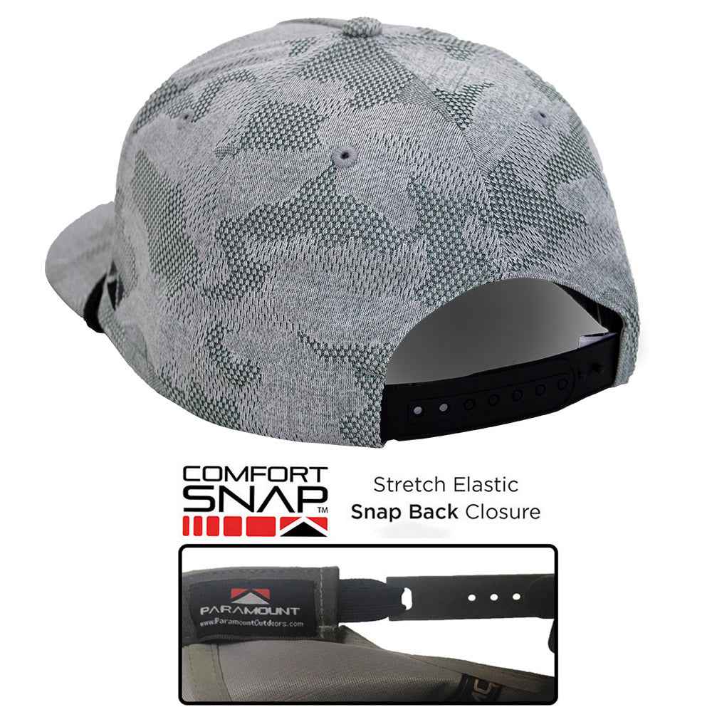 Wolf Howl Cloud Texture Snap-Back 5-Panel Rope Cap