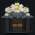 Clear Water Trading Co. — USB‑Rechargeable 5‑LED Waterproof Headlamp (Ultra‑Bright Outdoor Torch)