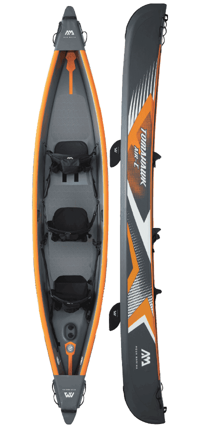 Clear Water Family Wagoneer High-Pressure 3 Person Inflatable Canoe - Clear Water Trading Co.