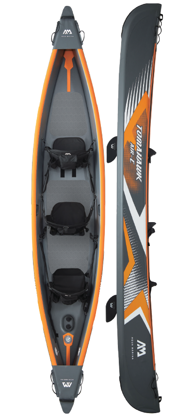 Clear Water Family Wagoneer High-Pressure 3 Person Inflatable Canoe
