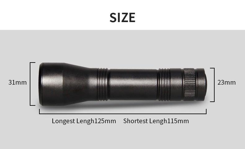 Clear Water Trading Co. — UV Tactical Outdoor Flashlight (1200 Lumen, Waterproof)