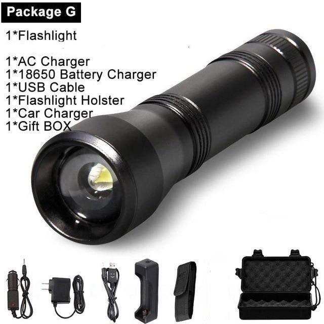 Clear Water Trading Co. — UV Tactical Outdoor Flashlight (1200 Lumen, Waterproof)