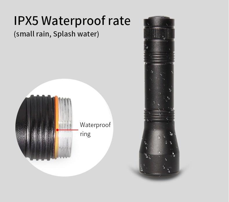 Clear Water Trading Co. — UV Tactical Outdoor Flashlight (1200 Lumen, Waterproof)