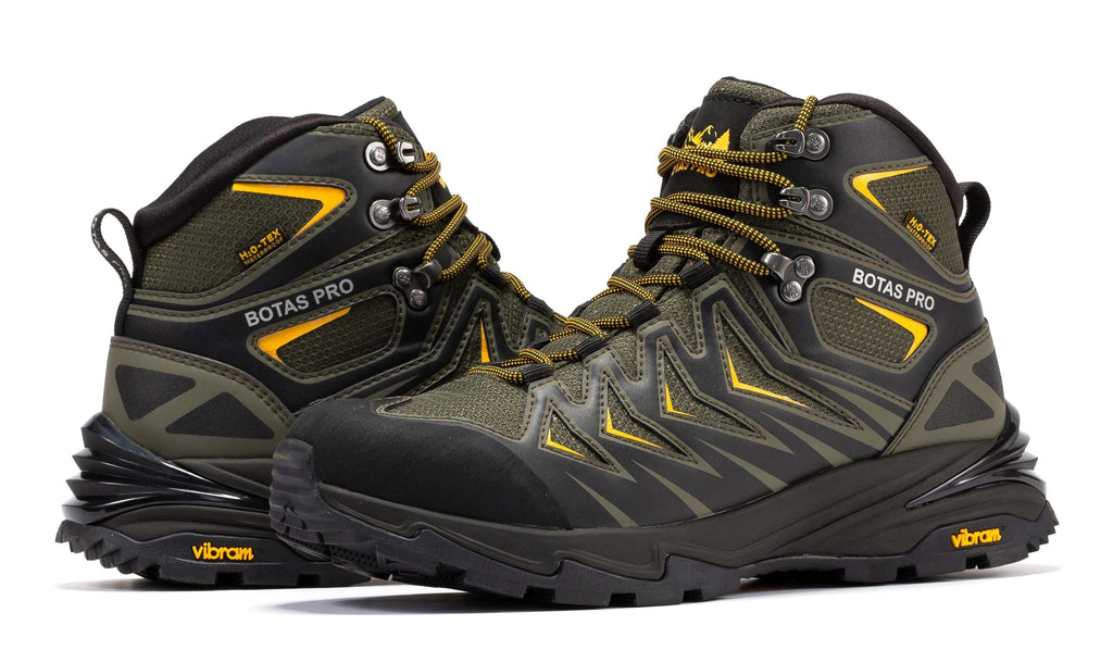 Men's 6" Waterproof Hiking Boots – Botas Pro, VIBRAM Traction Sole
