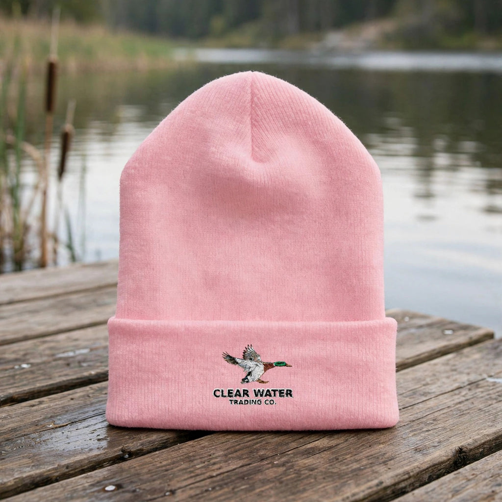 Green Head Mallard Cuffed Beanie — Clear Water Trading Co.