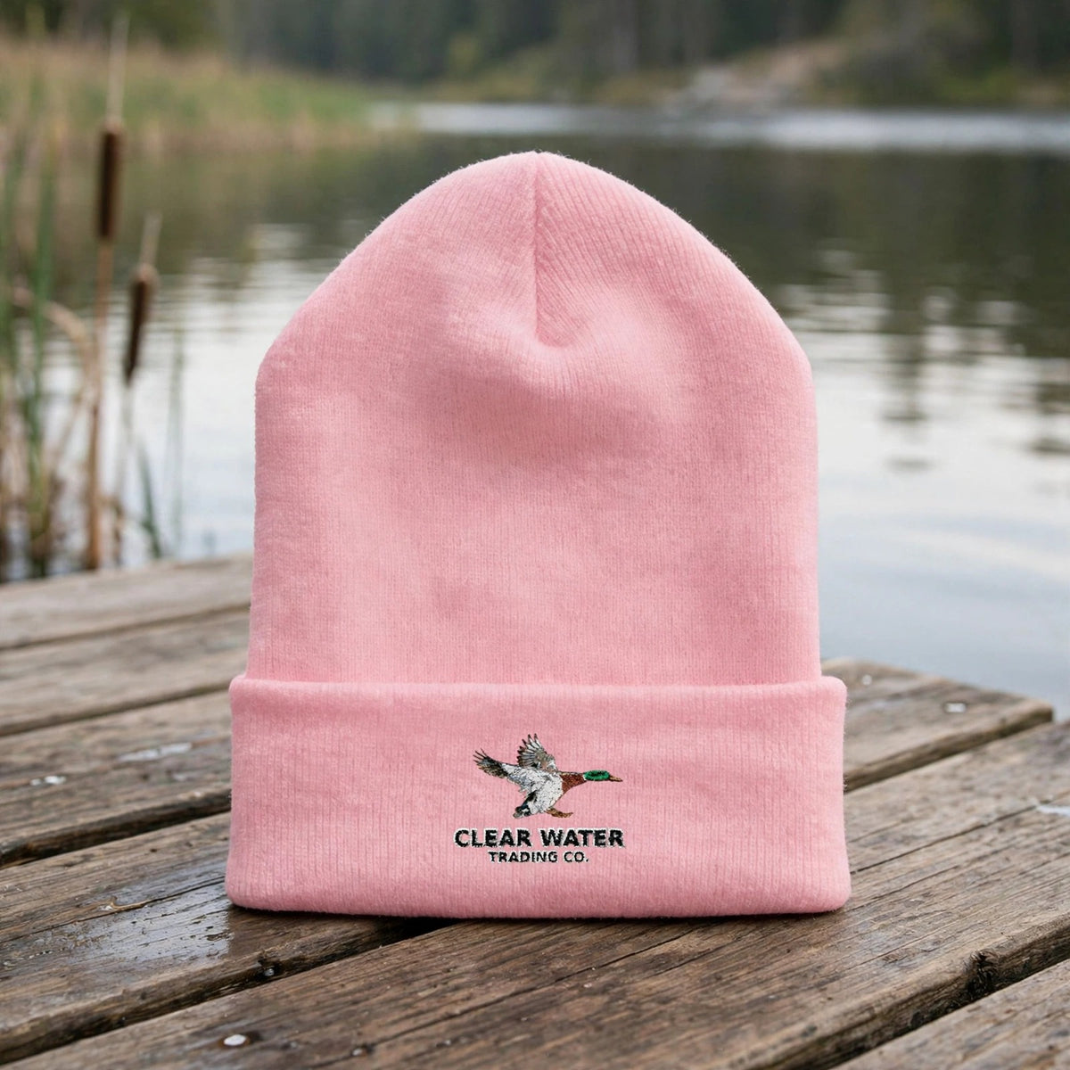 Green Head Mallard Cuffed Beanie — Clear Water Trading Co.