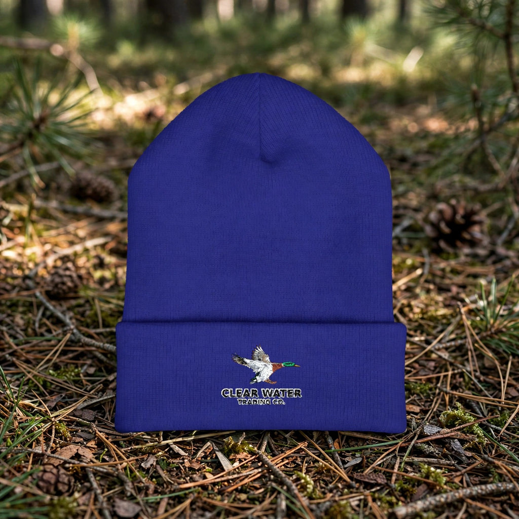 Green Head Mallard Cuffed Beanie — Clear Water Trading Co.