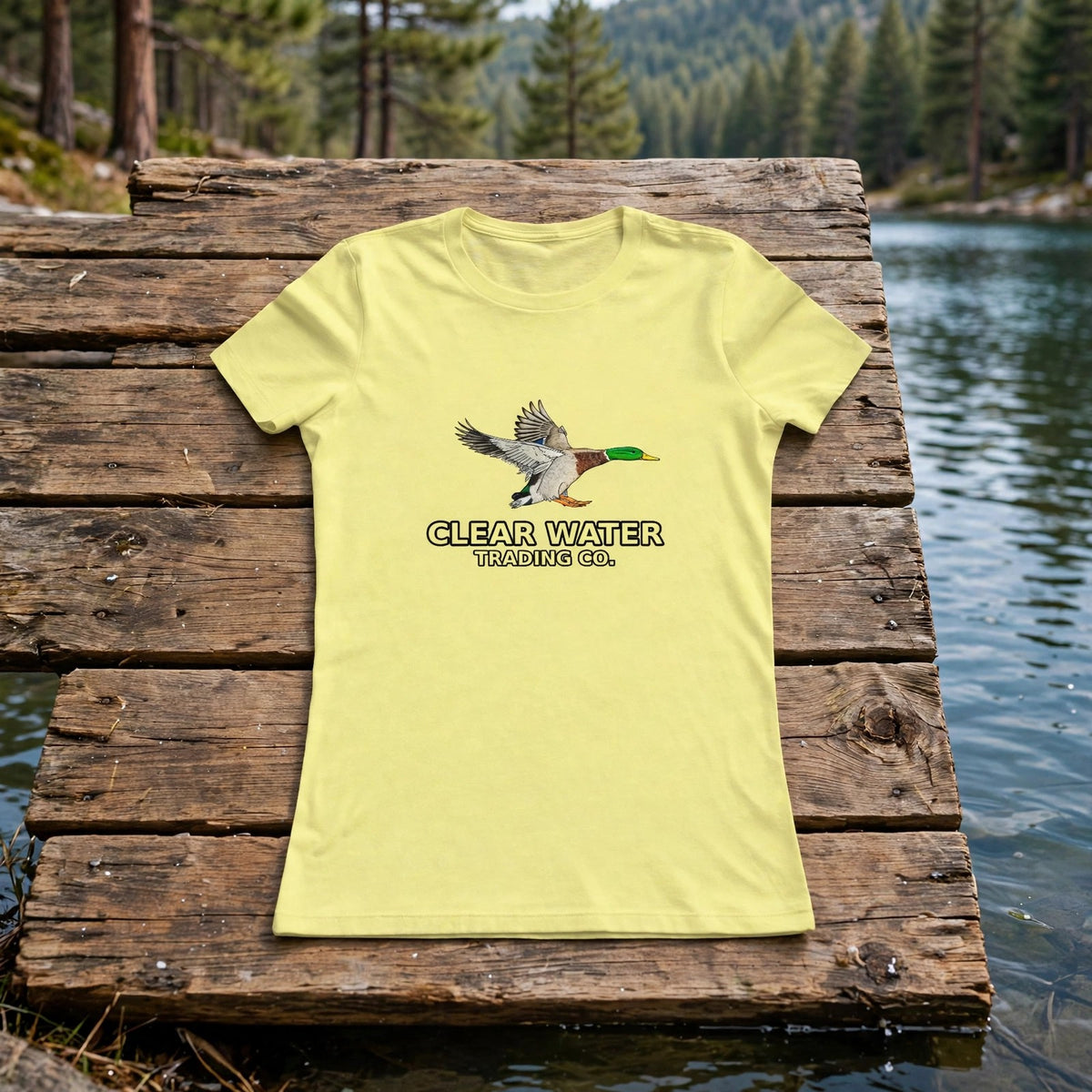 Women's Mallard Drake Duck Tee — Clear Water Trading Co.