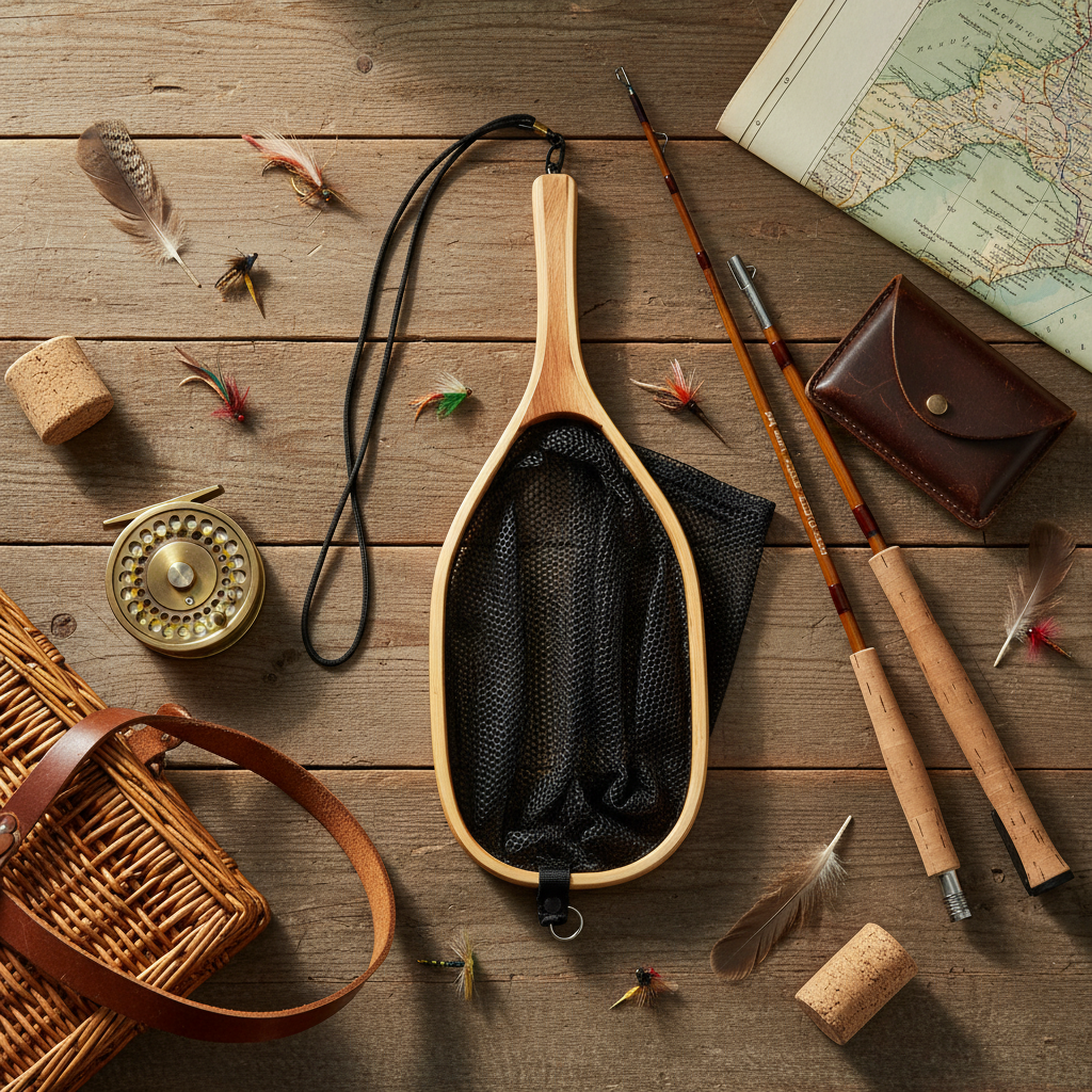 The Heritage Wooden Catch & Release Landing Net