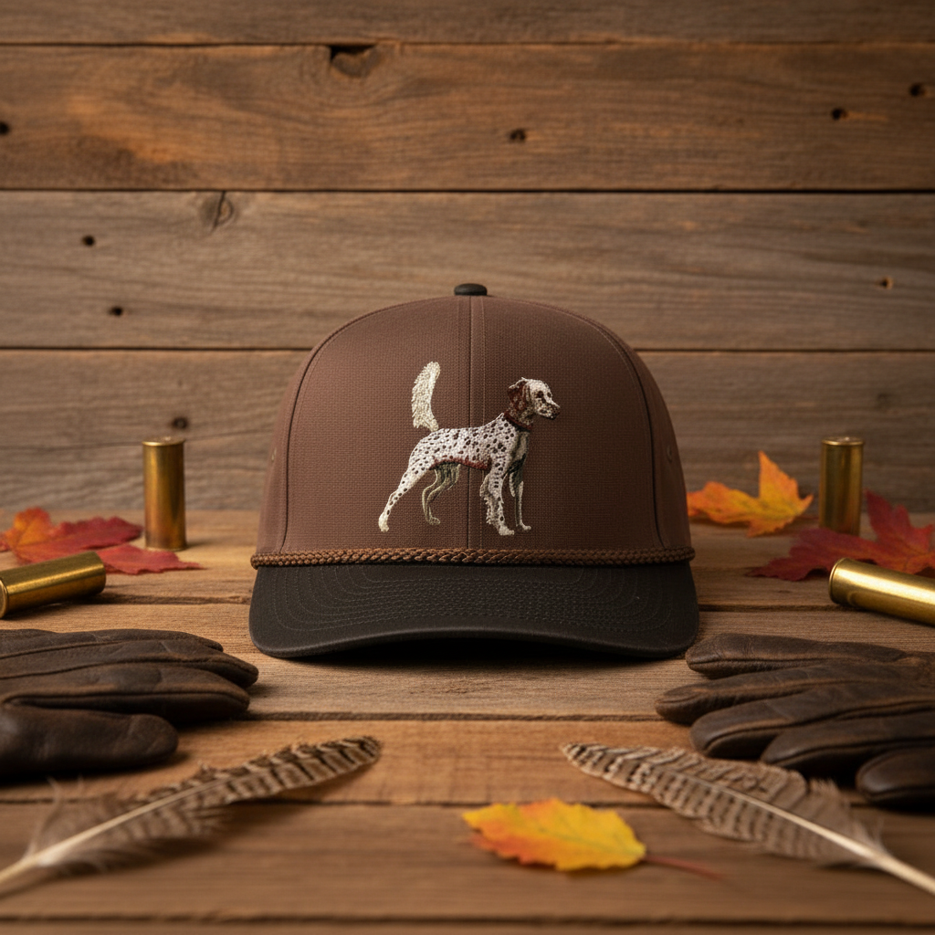 English Setter Cap Flat Lay