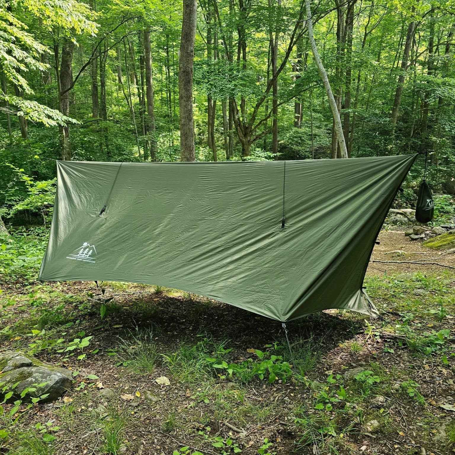 Hammock Rain Tarp – 12x10 ft All-Weather Camping Shelter