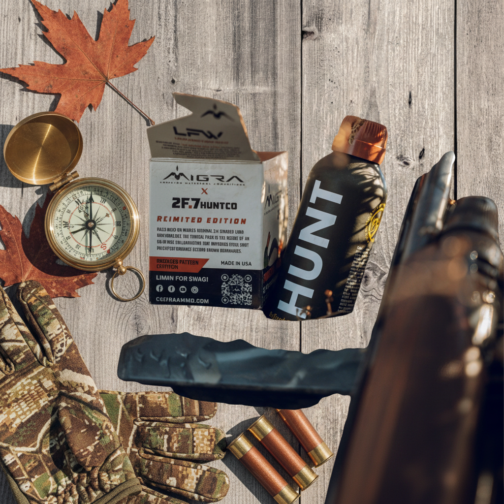 HUNT Spray Flat Lay