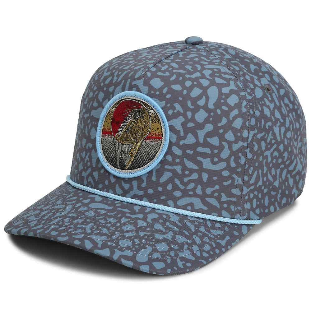 Dead Drift Fly Fishing Hat – Adjustable Trucker Cap with Rope Detail