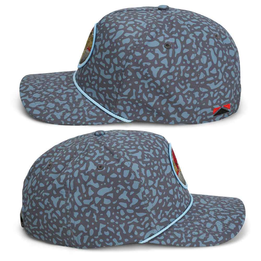 Dead Drift Fly Fishing Hat – Adjustable Trucker Cap with Rope Detail